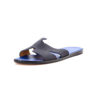 Hermes Men's Izmir Slide Sandals Leather